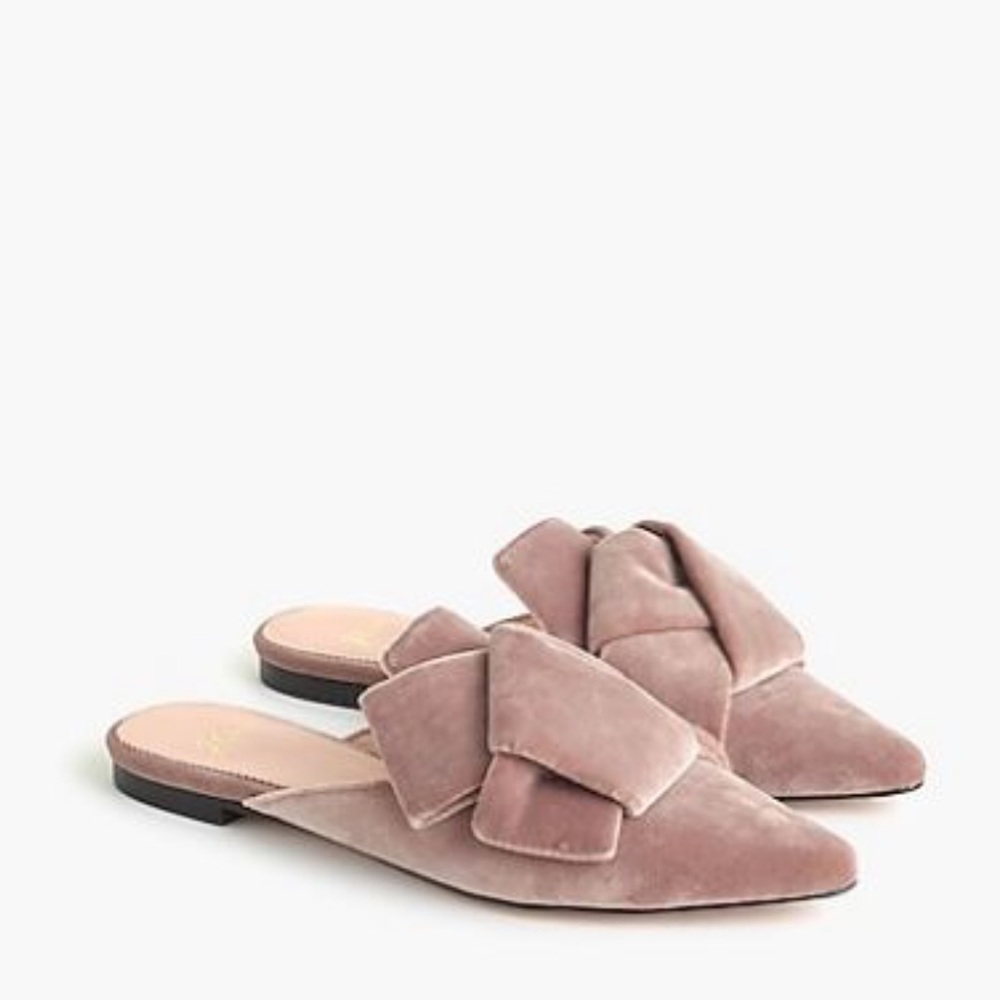 Jcrew pointed toe slide mules